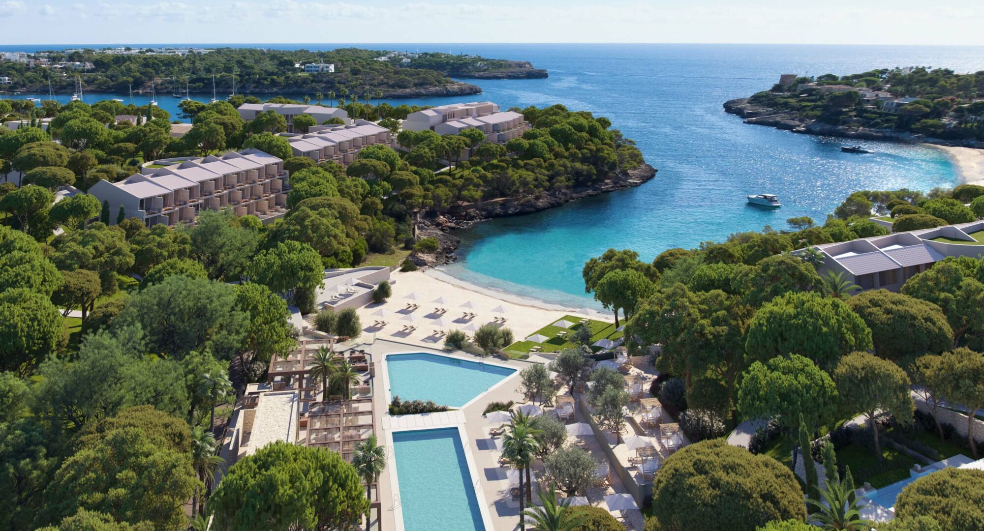 Aerial View of Ikos Porto Petro