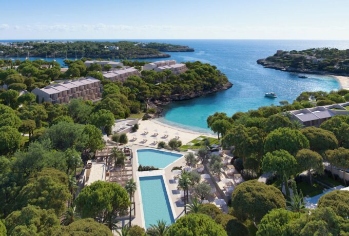 Aerial View of Ikos Porto Petro