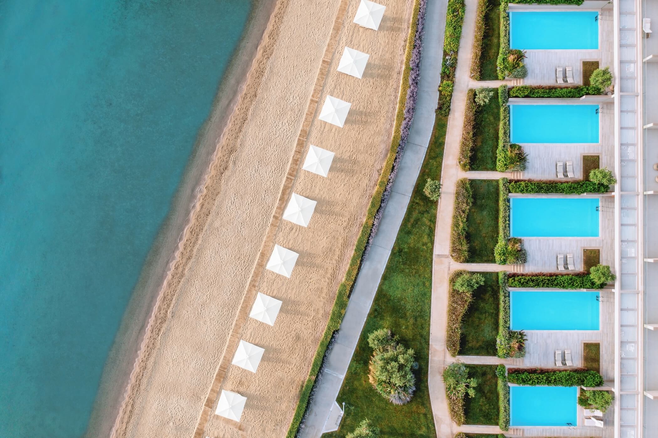 Beachfront suites