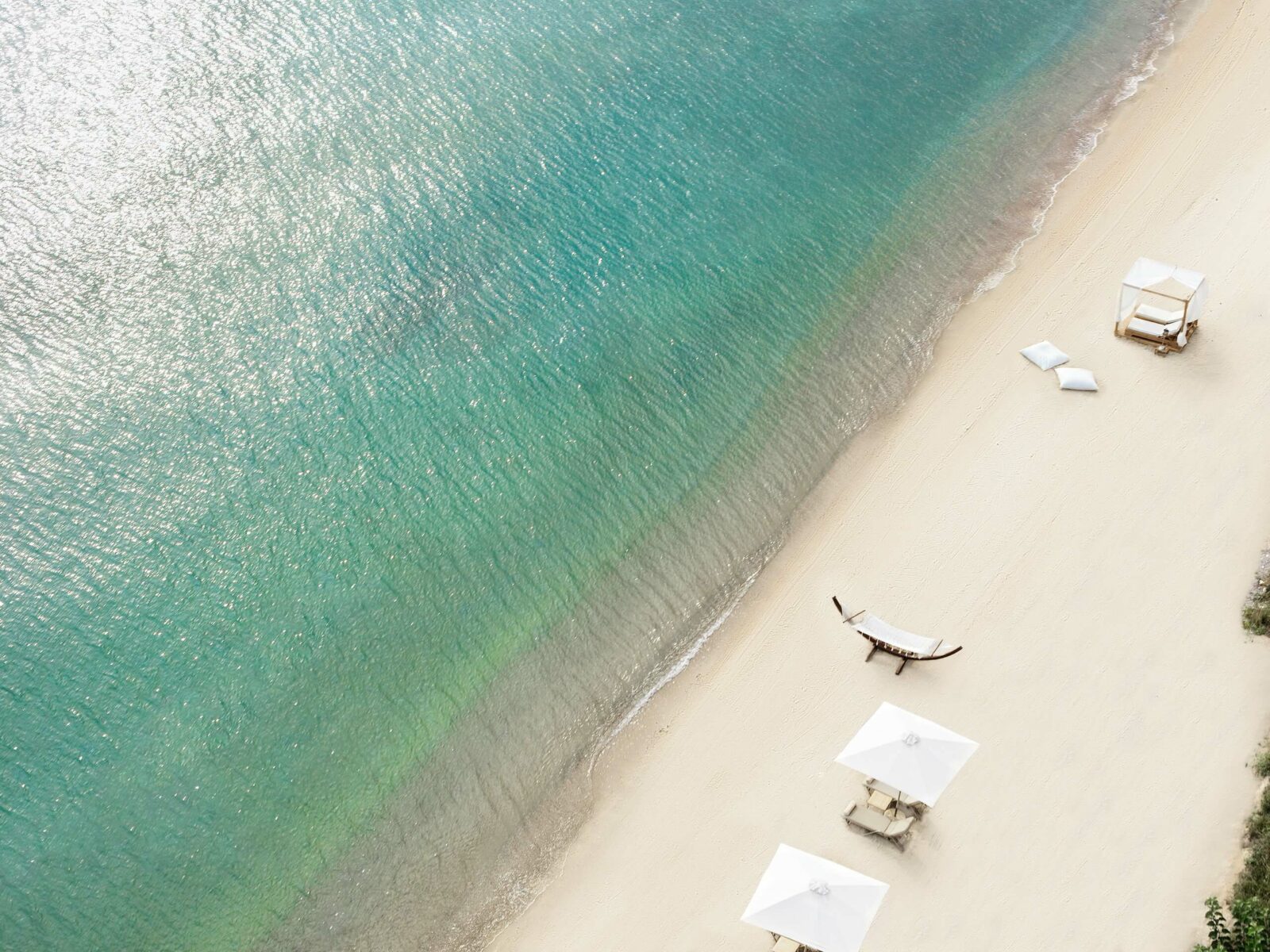 Relaxing on the beach