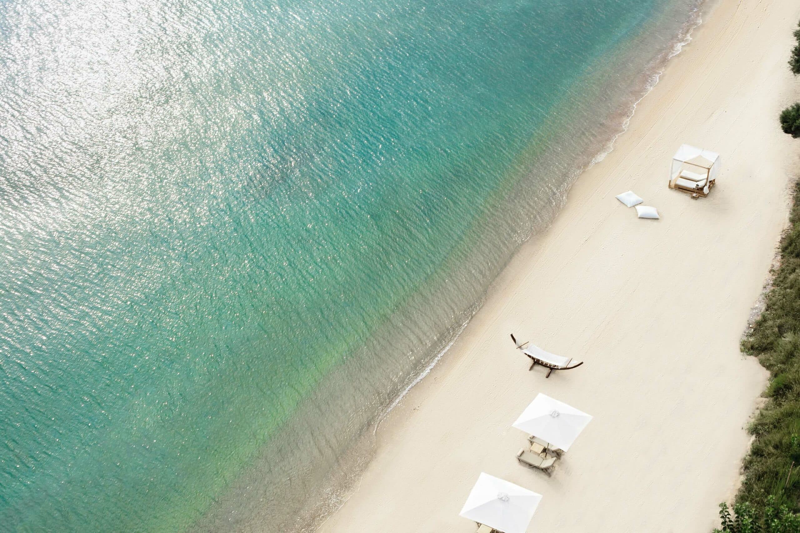 Relaxing on the beach